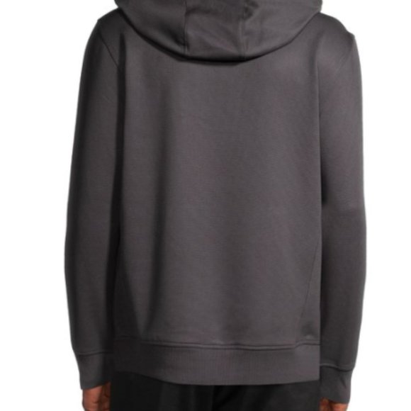 Russell Textured Fleece Hoodie - Size XL (46-48) Black #3220-U4980-B19 - Picture 7 of 10